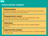 Learn to Code 5 - informatické myšlení